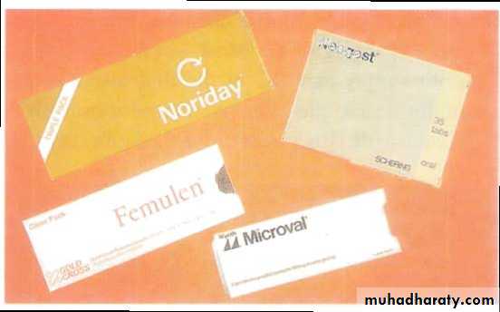 Progestogen only contraception