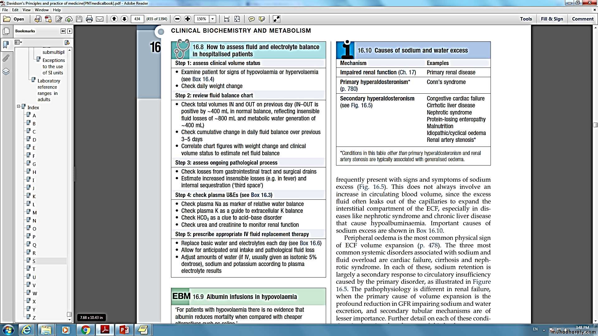 DISORDERS OF electrolytes imbalance