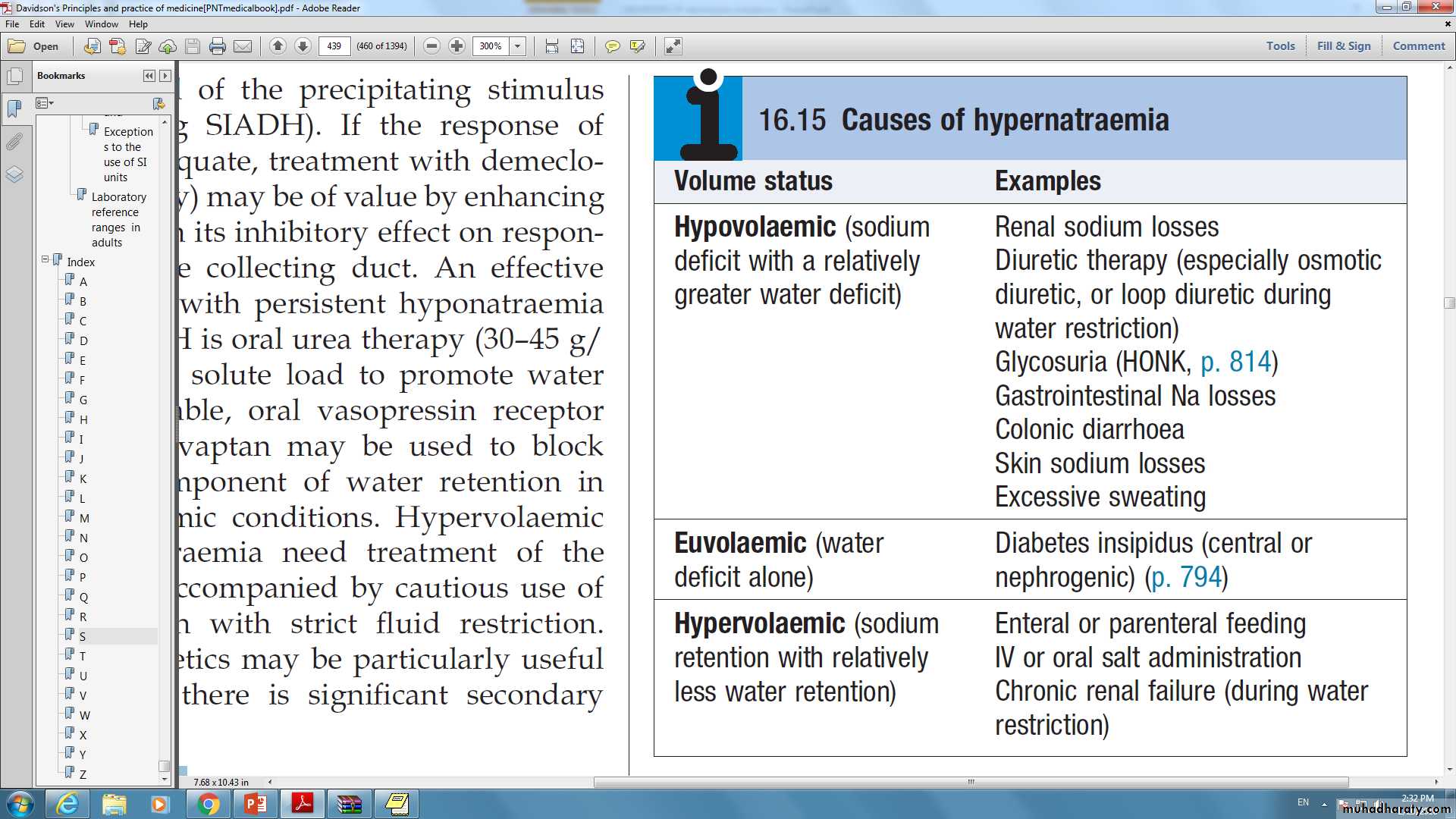 DISORDERS OF electrolytes imbalance