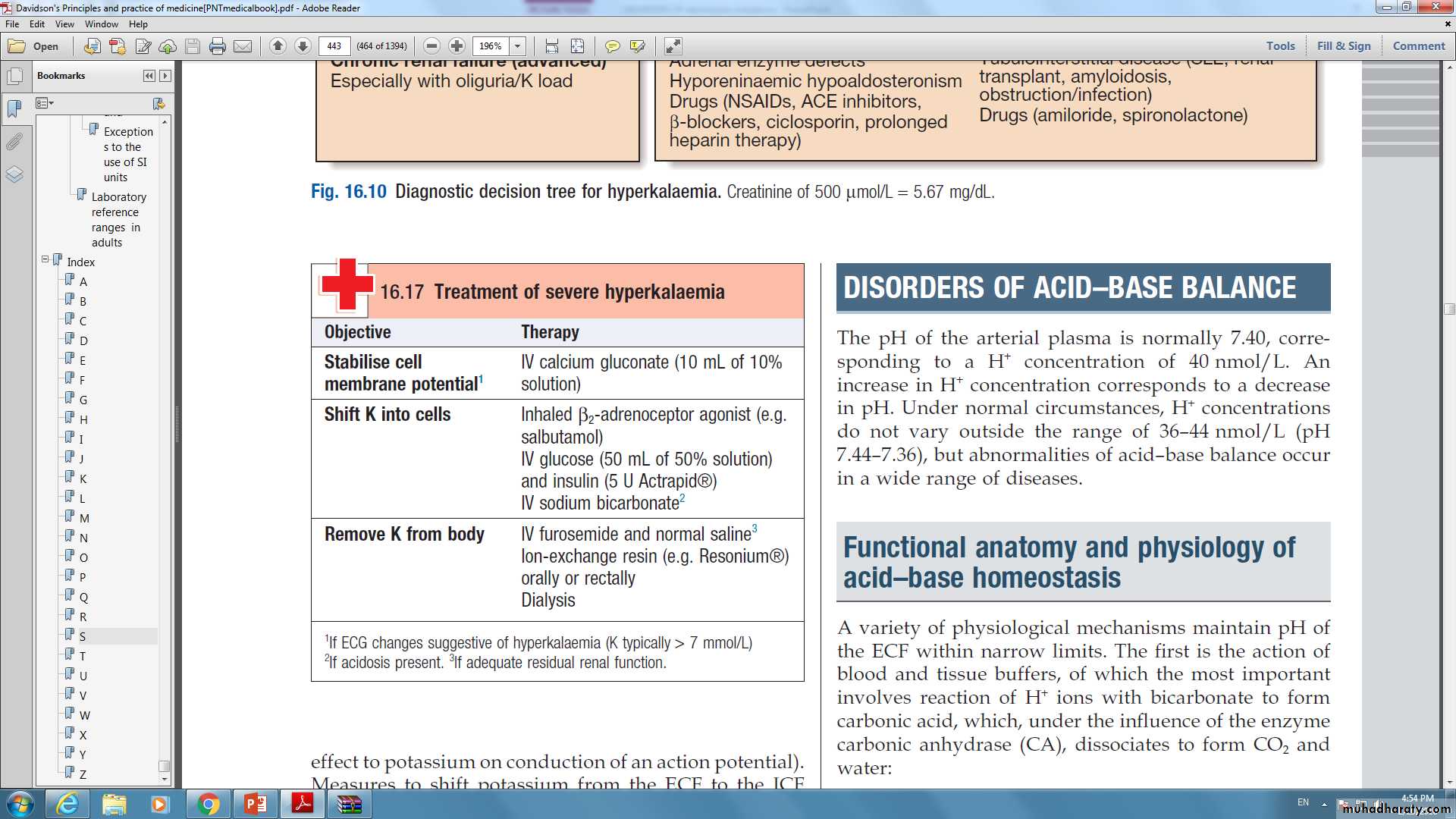 DISORDERS OF electrolytes imbalance
