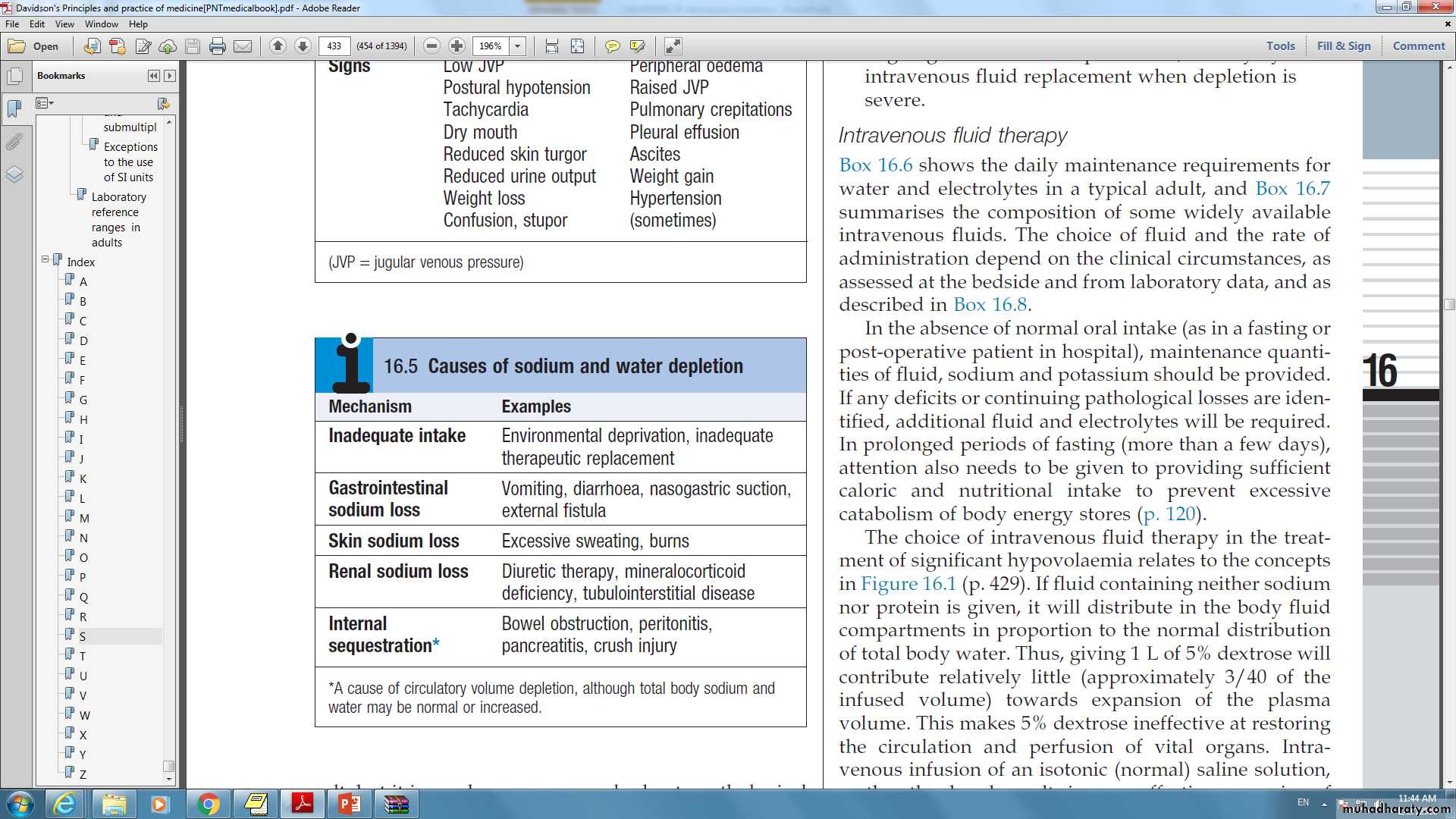 DISORDERS OF electrolytes imbalance