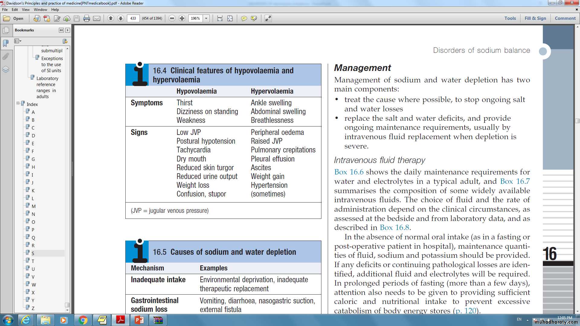 DISORDERS OF electrolytes imbalance