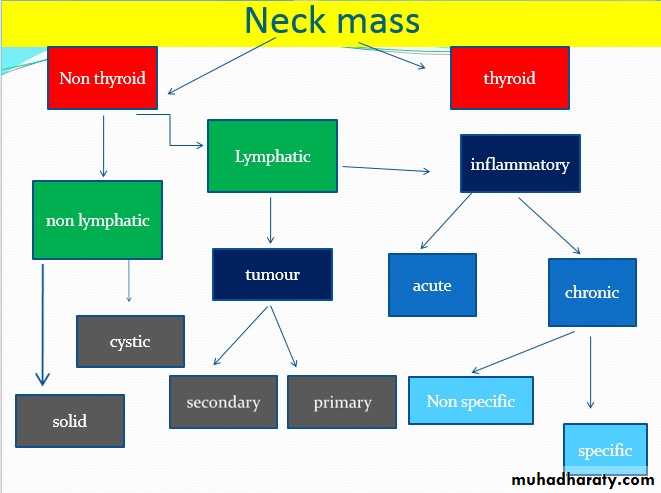 lymphatic diseases of the neck