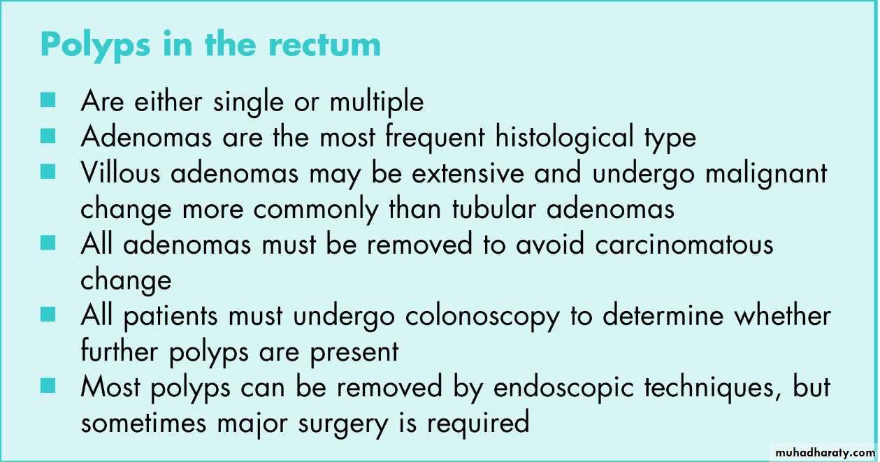 Diseases of large bowel
