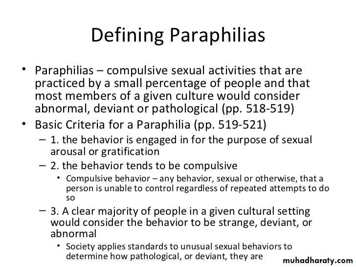 sexual disorders