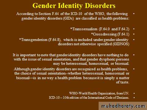 sexual disorders