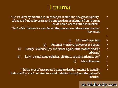 sexual disorders