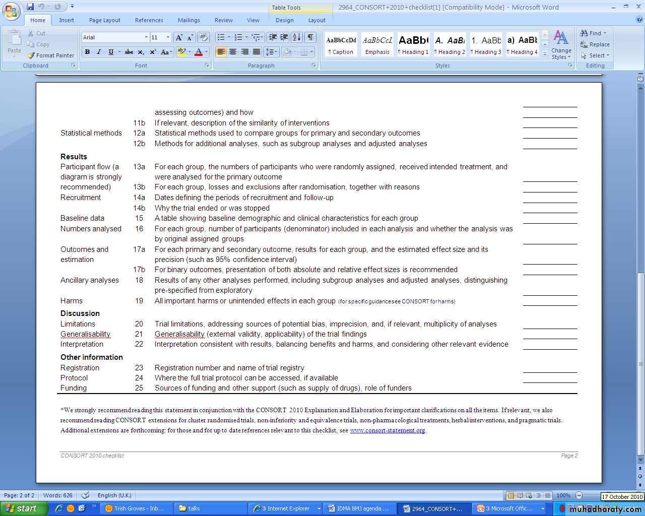 Different types of clinical evidence and study design