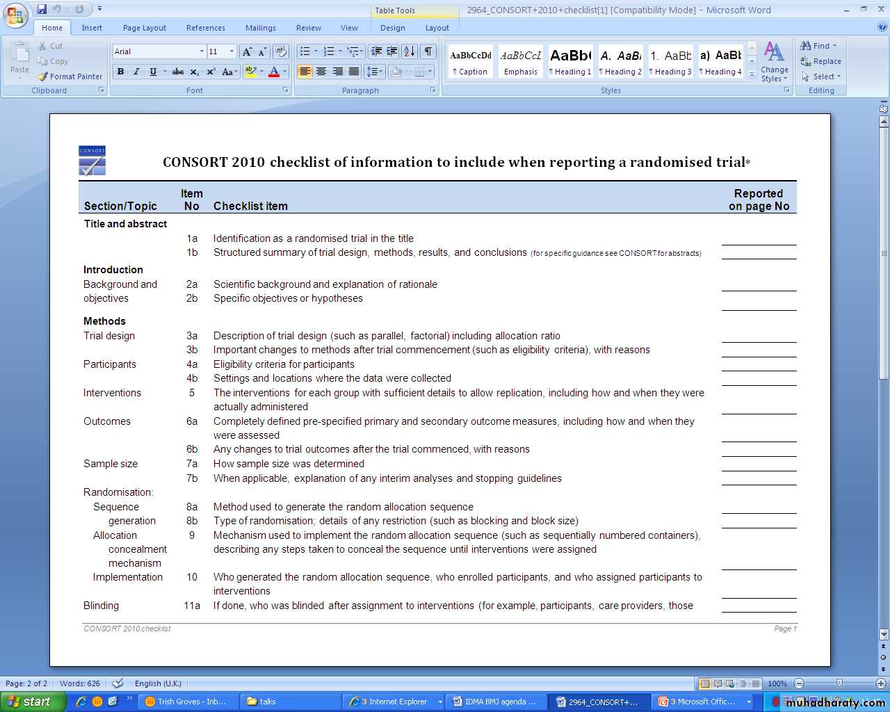 Different types of clinical evidence and study design