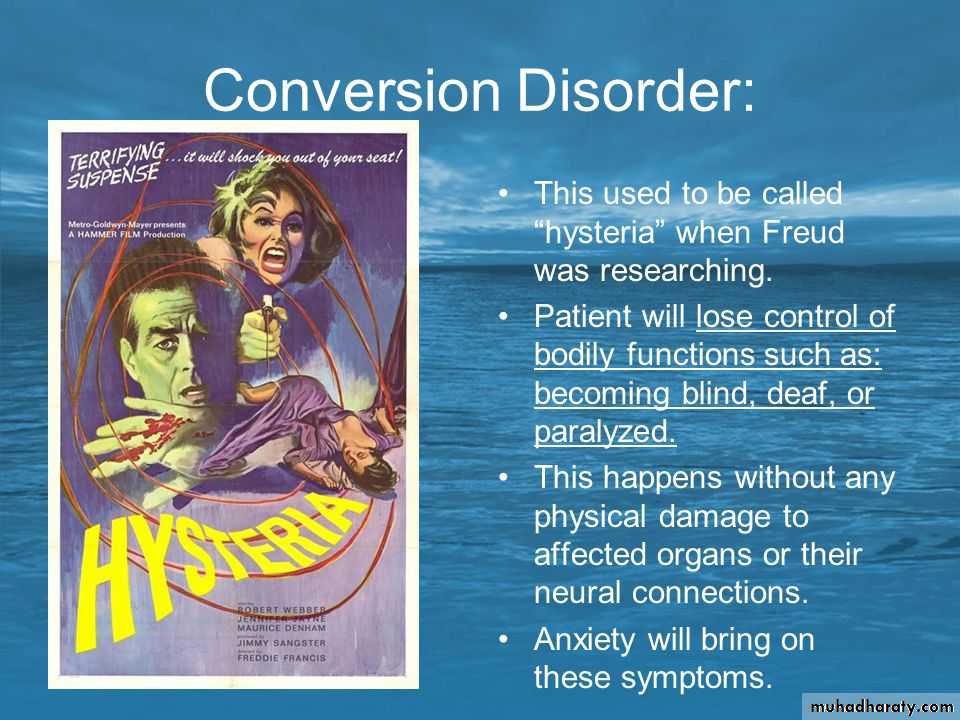 Conversion disorders