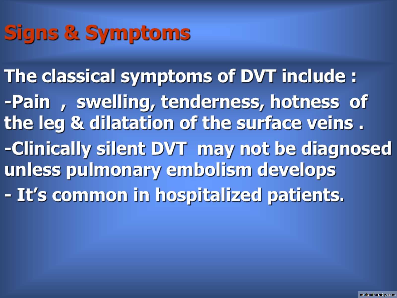 DVT