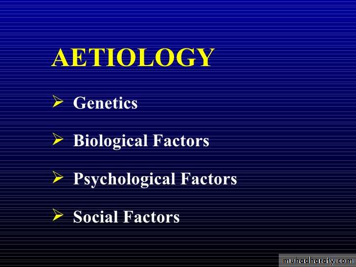 Introduction to psychiatriy