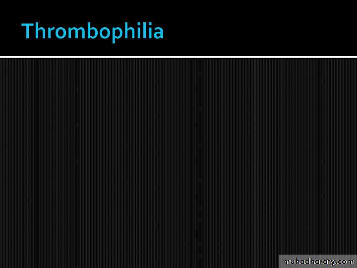 thrombophillia