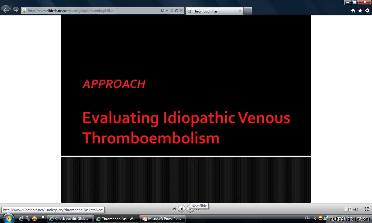 thrombophillia