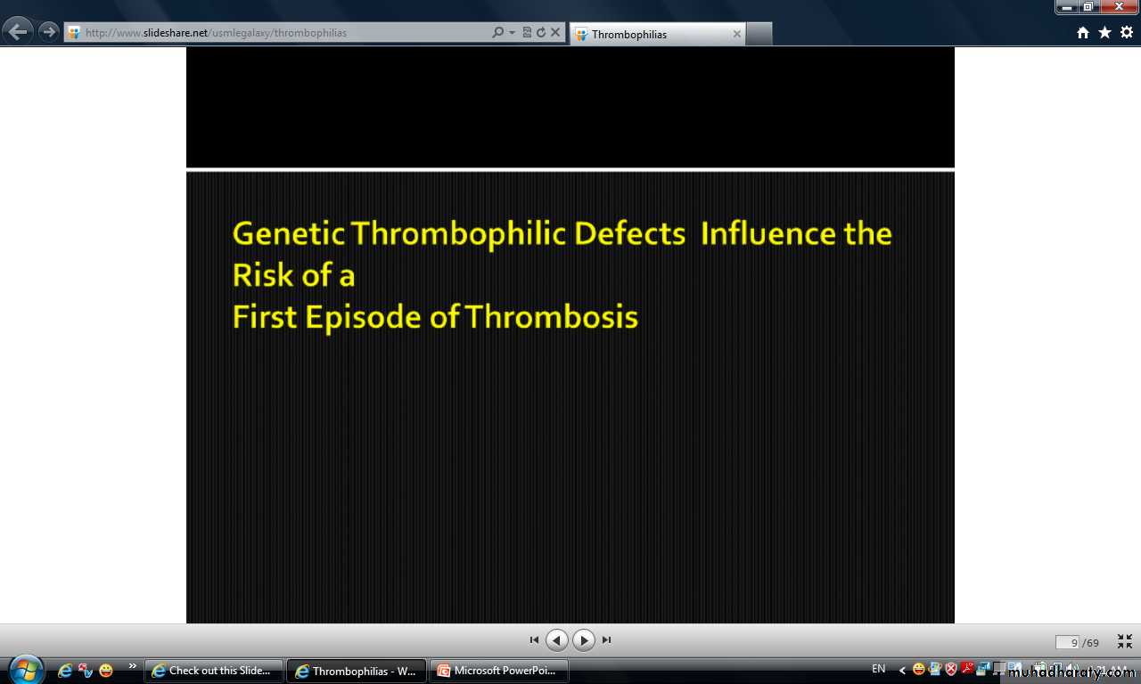 thrombophillia