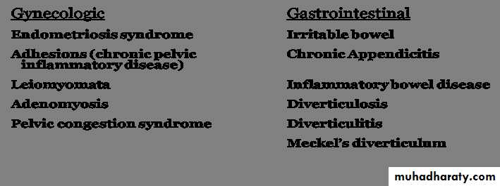 chronic pelvic pain