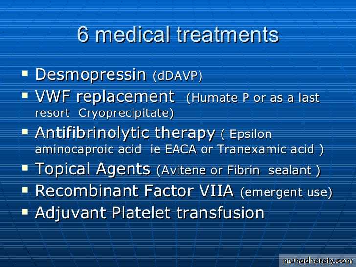 Bleeding disorders
