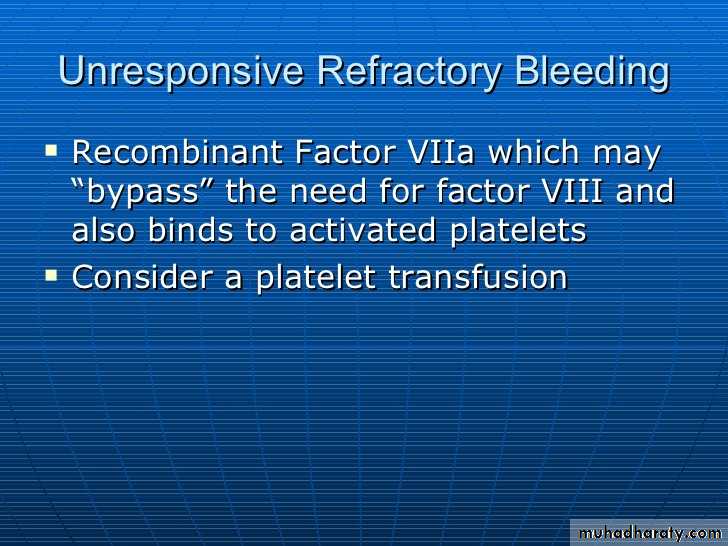 Bleeding disorders
