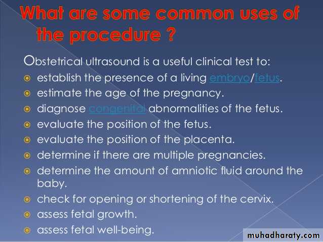 Ultrasound in Obestatric