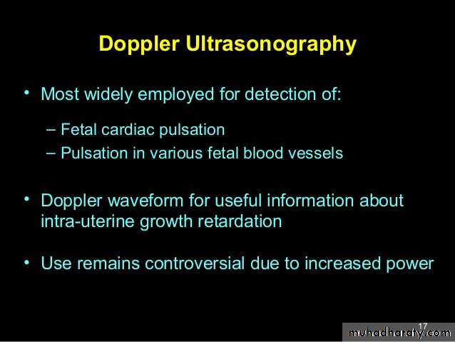Ultrasound in Obestatric