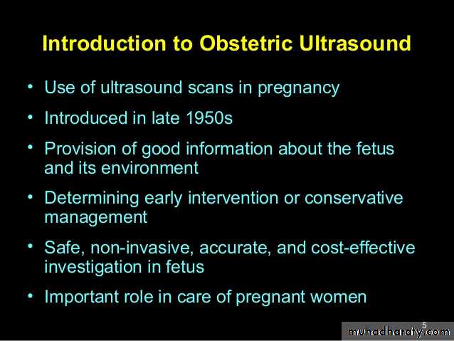 Ultrasound in Obestatric