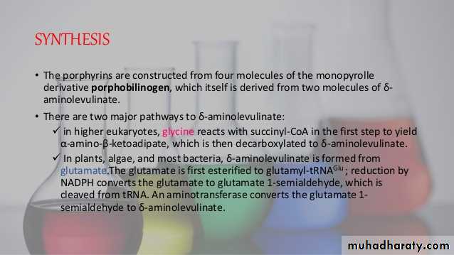 porphrins bile pigments
