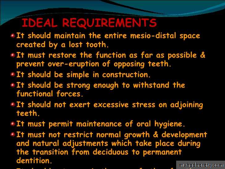 space maintainer