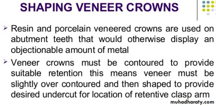mouth preparation for removable partial denture