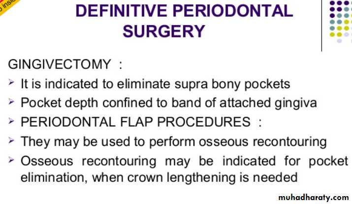 mouth preparation for removable partial denture