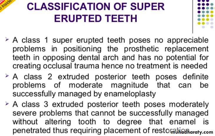mouth preparation for removable partial denture