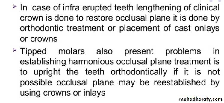 mouth preparation for removable partial denture