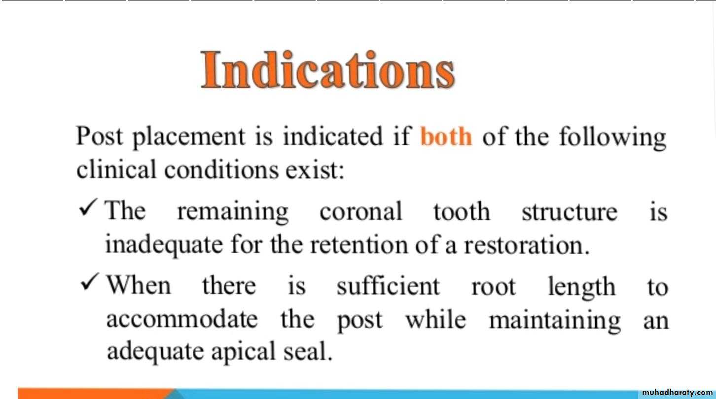 Post and core