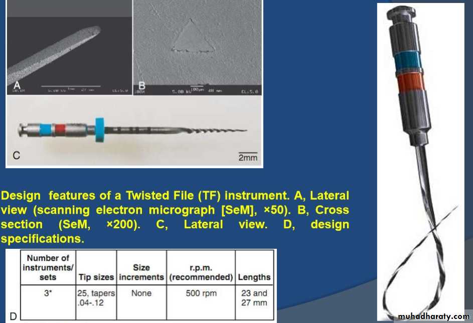 Niti instrument