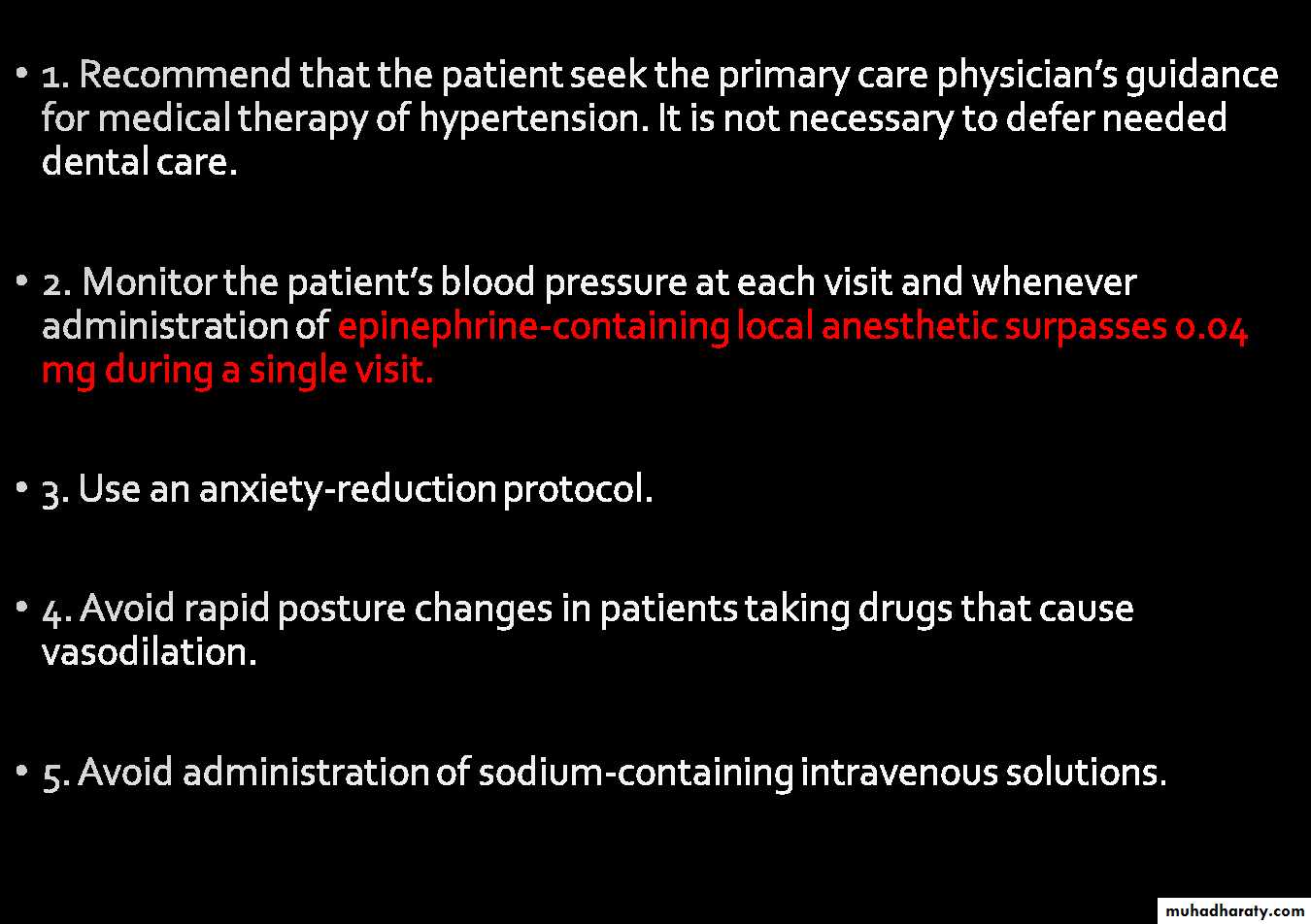 medically compromised patient