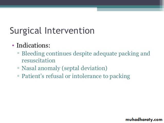 Epistaxis