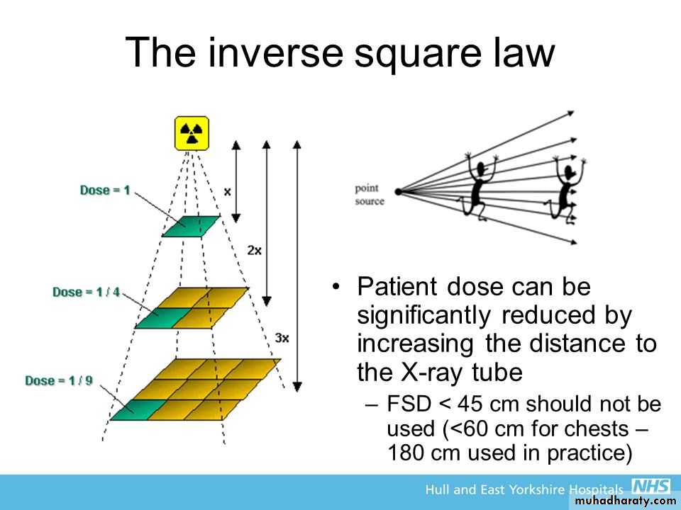 X-ray beam shape and position