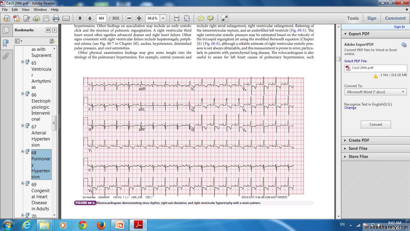 Pulmonary vascular disease